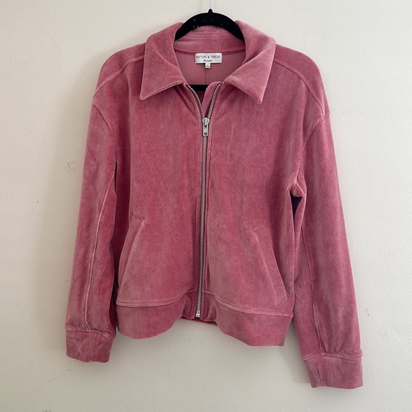 Madewell | Velour Corduroy Bomber Jacker - Picture 3 of 7